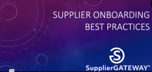 Supplier Onboarding Best Practices