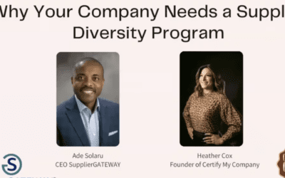 Why Your Company Needs a Supplier Diversity Program
